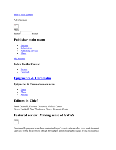 Additional file 1 - Epigenetics & Chromatin