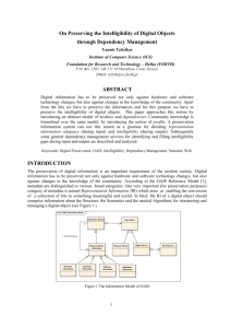 Modeling INDELIBILITY through dependencies - ICS