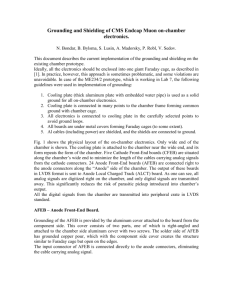 Grounding and shielding of the CMS EMU CSC on