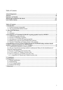 2. Aim of the PhD thesis