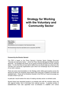 Strategy for Working with the Voluntary and Community Sector