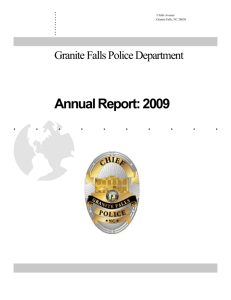 Contemporary Report - Town of Granite Falls