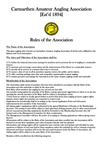 Rules of the Association