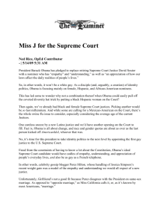 Washington Examiner_Rice--Miss J for the Supreme Court_051409