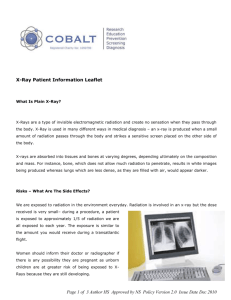 X-Ray Patient Information Leaflet