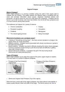 Patient Information Leaflet - Women`s Health Peterborough