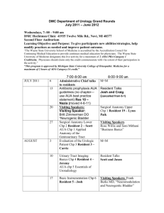 DMC Department of Urology Grand Rounds