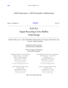 T1100445-v2 AOS SLC Signal Recycling Cavity - DCC