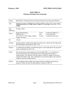 Implementation of High Speed Signal Processing Cores for 15