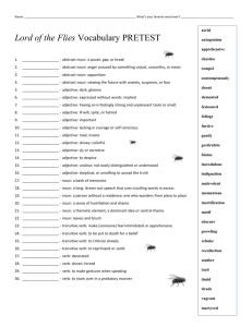 Vocabulary Pre-test