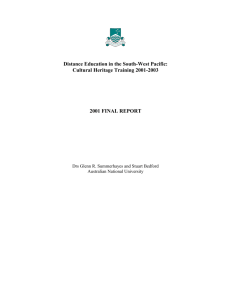 2001 final report