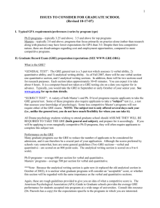 Typical GPA requirements (varies by program type)