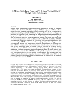 A Metric based Framework to Evaluate the Scalability of Multiple