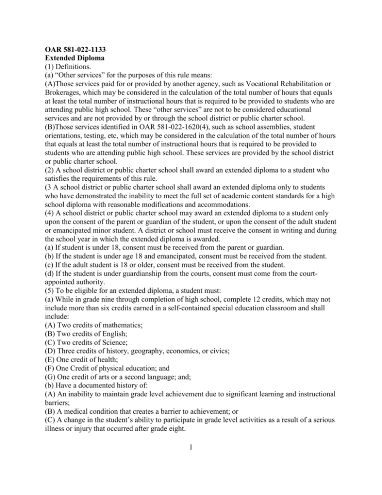 Extended Diploma