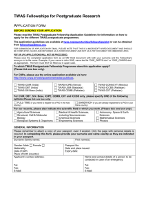 2015 PhD application form