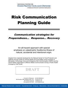 Risk Communication Planning Guide