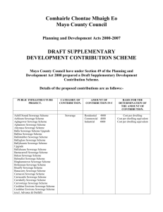 Draft Supplementary Development Contribution Scheme (Word