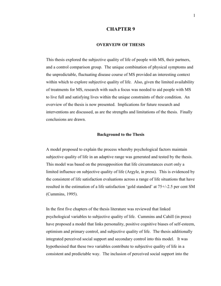 thesis overview pdf