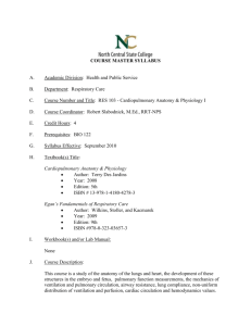 RES-103 Course Master Syllabi Page 1 COURSE MASTER