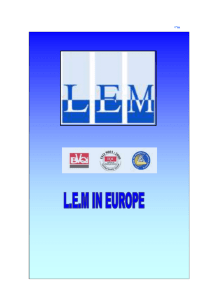 The LEM laboratory is a private laboratory in the fields of histology