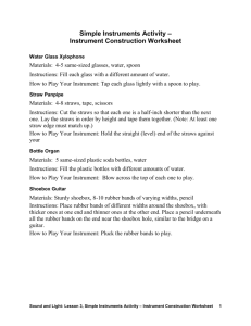 Instrument Construction Worksheet