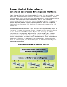 Extended Enterprise Intelligence Platform