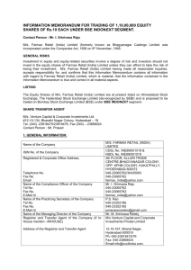 Farmax Retail (India) Ltd.