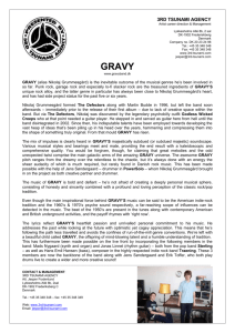 Gravy info (from 3rd Tsunami Agency - english - )
