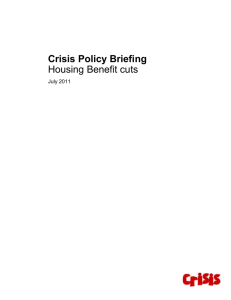 Crisis Policy Briefing: Housing Benefit Cuts