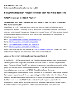 Fukushima Radiation Release is Worse than You Have Been Told