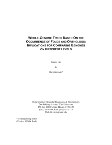 genome-tree-final - Gerstein Lab Publications