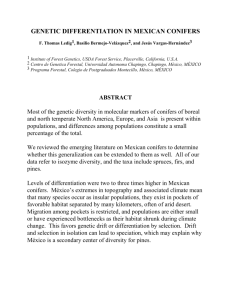 high levels of genetic differentiation among populations of mexican