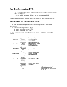 Real-Time Optimization (RTO)