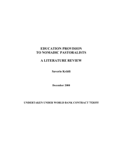 REVIEW OF THE LITERATURE ON