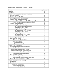 Enhanced TOC for Education Technology IP on Web