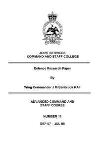 Defence Research Papers 2008. ACSC11 JSCSC