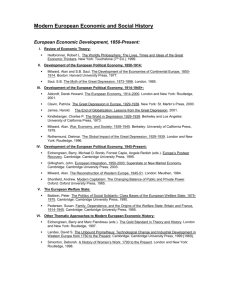 European History Orals list 4 ()