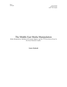 The Middle East Media Manipulation