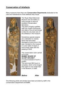 ANCIENT EGYPT: - Royal Albert Memorial Museum & Art Gallery