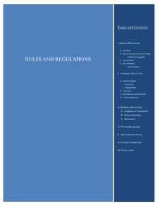 rules and regulations feb 2014