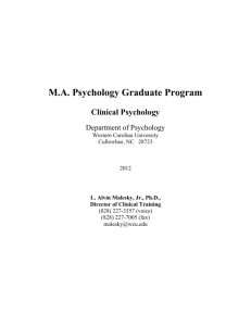 General Psychology Graduate Program