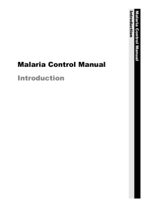 Malaria Control Manual