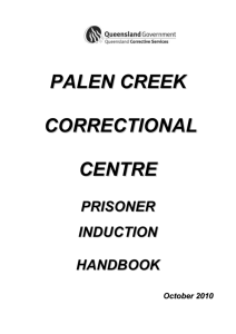 Palen Creek - Queensland Corrective Services