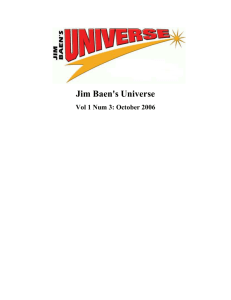 The Prospects for Jim Baen`s Universe