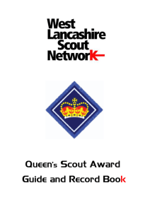 Queen Scouts Award Guide/Note Book