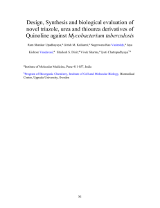 Design, Syntheses and biological evaluation of some novel triazole