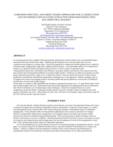 comparing spectral and object based approaches for classification