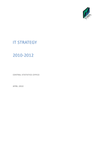 CSO IT Strategy 2010-2012 (PDF 483KB)