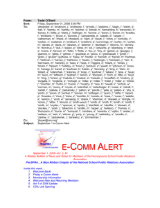 September 1, 2006 e-Comm Alert