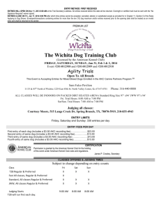 Trial Committee - Wichita Dog Training Club